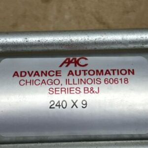 NEW ADVANCE AUTOMATION 240 X 9 PNEUMATIC CYLINDER SERIES B&J FAST SHIPPING! - Image 3
