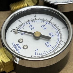 (4) PIC Gauges 2" Dry 1/4 NPT Brass Lower 15PSI/KPA/BAR 101D-204B - Image 3