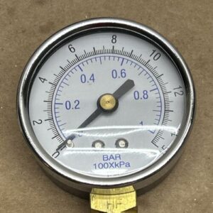 (4) PIC Gauges 2" Dry 1/4 NPT Brass Lower 15PSI/KPA/BAR 101D-204B - Image 4