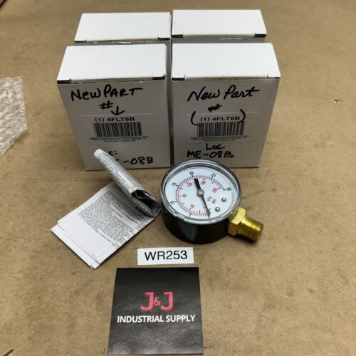 (4) ABS Pressure Gauge 0-30PSI, 4FLT8B Fast Shipping! + Warranty Main Image