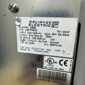 Reliance Electric Flexpak 3000 150FR4042 150HP 230/460V Warranty 🇺🇸 - Image 6