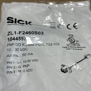 NEW FACTORY SEALED- SICK ZL1-F2460S03 / 1044597 Photoelectric Sensor 10-30VDC - Image 2