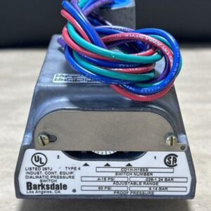 Barksdale CD1H-H18SS Adjustable Pressure Switch 1/4β 0.4-18PSI 125/250/480VAC - Image 4