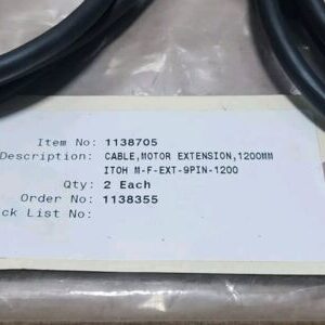 *NEW* [2] Itoh Denki M-F-EXT-9PIN-1200  Motor Extension Cable 1200mm + Warranty! - Image 2