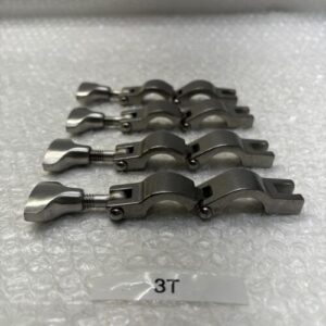 *Inficon 21-001 Vacuum Flange Clamping Ring Wing Nut DN 10-16 ISO-KF Lot of 4 - Image 1