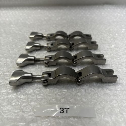 *Inficon 21-001 Vacuum Flange Clamping Ring Wing Nut DN 10-16 ISO-KF Lot of 4 Main Image