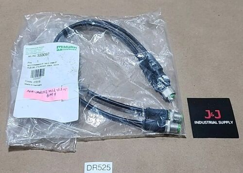 *FACTORY SEALED* Murr Elektronik 333097 M12 Y-Retailers 0° M12 Male 0° +Warranty Main Image