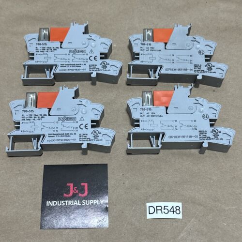 (4) NEW NO BOX- WAGO 788-515 115V/250V Relay Modules || FAST SHIPPED & WARRANTY! Main Image