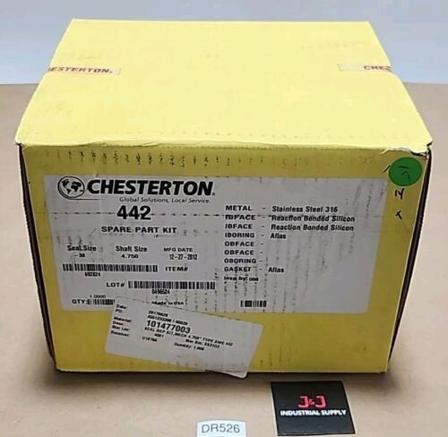 *FACTORY SEALED* Chesterton 442 Spare Part Kit -38 Seal 4.75" Shaft + Warranty! Main Image