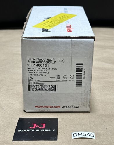 BRAND NEW- Molex 60W47DPLX / Daniel Woodhead 1301460131 Water-Tite Female Recept Main Image