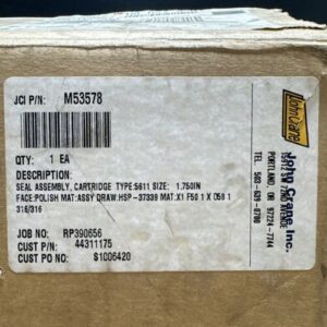 REPAIRED- John Crane Mechanical Seal Assembly M53578, Type 5611, 1.75β Bore πΊπΈ - Image 2