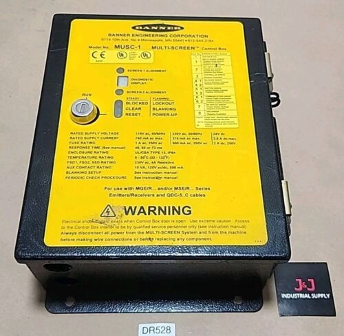 *PREOWNED* Banner MUSC-1 Multi-Screen Control Box 115/230Vac 24Vdc + Warranty! Main Image