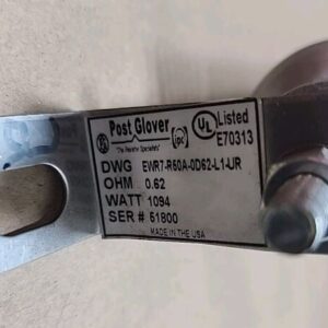 *NEW SURPLUS* Post Glover EWR7-R50A-0D62-L1-UR Resistor 0.62Ohm 1094W + Warranty - Image 3