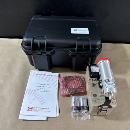 New Ludlum Model 3 Survey Meter + Model 44-7 Detector Warranty 🇺🇸 Main Image