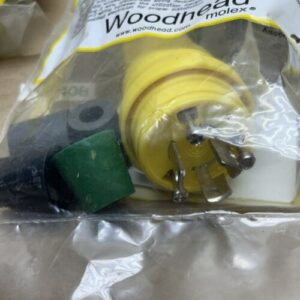 (5) Woodhead 15A Watertight Plugs 24W47 New In Sealed Factory Packaging - Image 3