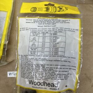 (5) Woodhead 15A Watertight Plugs 24W47 New In Sealed Factory Packaging - Image 5