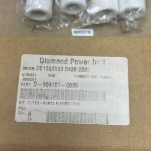 LOT OF (4) NEW OLD STOCK! DIAMOND POWER 5" X 1" ID FILTER ELEMENTS 904101-0085 - Image 3