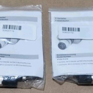 *NEW SURPLUS* [2] Pepperl+Fuchs V15S-T-V15 Y-Distributor M12 107341 + Warranty! - Image 4