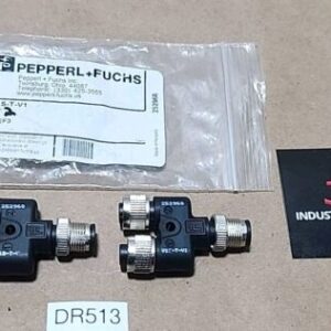 *NEW SURPLUS* [2] Pepperl+Fuchs V1S-T-V1 Y-Splitter Single M12 + Warranty! - Image 1