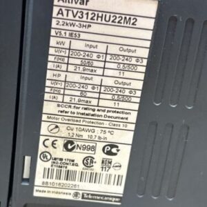 Schneider Electric ATV312HU22M2 Altivar 312 AC Speed Drive + Warranty - Image 2