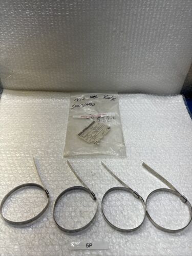 ** NEW (LOT OF 4) SEEPEX HOLDING BAND 60/10 AISI 316TI V446,76X3/8 D3204# Main Image