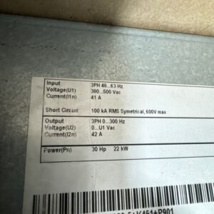 Parts Or Repair ACS800-U1-0030-5+K451+P901 30HP Warranty Fast Shipping 🇺🇸 - Image 5