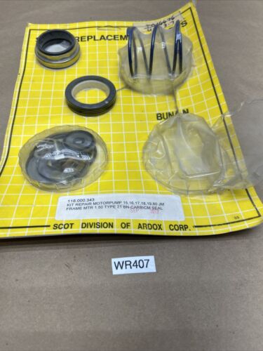 Scot 118.000.343 Motorpump Repair Kit * Missing Parts* Fast Shipping! Main Image