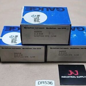 *NEW* [3] Marshalltown G22705 Gauge 2.5" Face 0-60" H2O Kpa 1/4" + Warranty! - Image 1