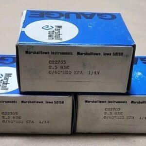 *NEW* [3] Marshalltown G22705 Gauge 2.5" Face 0-60" H2O Kpa 1/4" + Warranty! - Image 6
