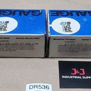 *NEW SURPLUS* [2] Marshalltown G22709 Gauge 2.5" Face 0-35" H2O 1/4" + Warranty! - Image 1