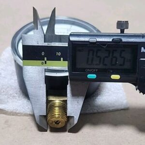 *NEW SURPLUS* [2] Marshalltown G22709 Gauge 2.5" Face 0-35" H2O 1/4" + Warranty! - Image 3