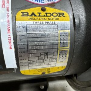 *Used* Price Pump Co. Model JB100-SS-150 Pump Baldor Motor 1-1/2HP 208-230/460V - Image 3