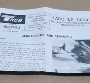 *NEW SURPLUS* Taco 862-172BRP Base Mounted Pump Seal Kit LP Series + Warranty! - Image 9