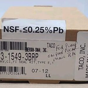 *NEW* Taco 953-1549-3BRP KV Vertical In-Line Pump Rebuild Kit + Warranty! - Image 10