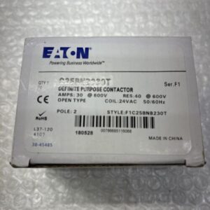 **Eaton C25BNB230T Definite Purpose Contactor 30A 600V 24VAC Coil 2 Pole # - Image 8