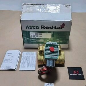*NEW* Asco 8221G007 Red Hat II Solenoid Valve 110/120V 50/60Hz 1" Pipe +Warranty - Image 1