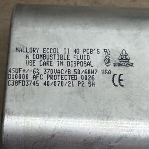 Mallory C38FD3745 Capacitor 45UF NIB Fast Shipping! + Warranty - Image 2