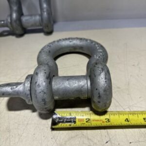 *NEW* Chicago 9-1/2 Ton Galvanized Steel 1-1/8" Shackle Clevis 9.5 (Qty Of 2) - Image 5