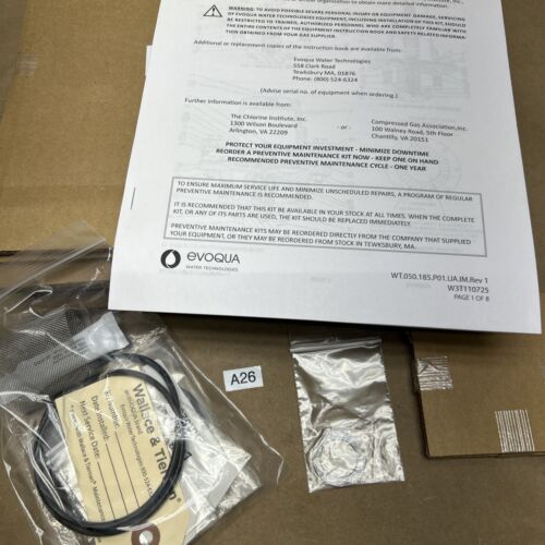 EVOQUA WATER TECHNOLOGIES W3T107803 (U26217) Preventive Maintenance Kit NNB Main Image