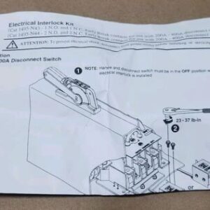 *NEW* Allen-Bradley 1495-N44 /A Electrical Interlock 20A 125/250/480V + Warranty - Image 8