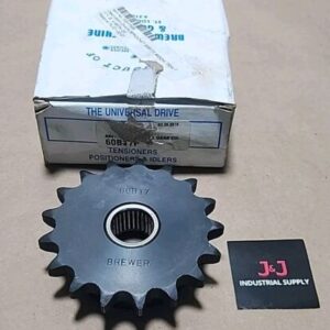 *NEW SURPLUS* Brewer 60B17F 17 Idler Roller Chain Sprocket 17T #60 + Warranty! - Image 1