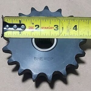 *NEW SURPLUS* Brewer 60B17F 17 Idler Roller Chain Sprocket 17T #60 + Warranty! - Image 3
