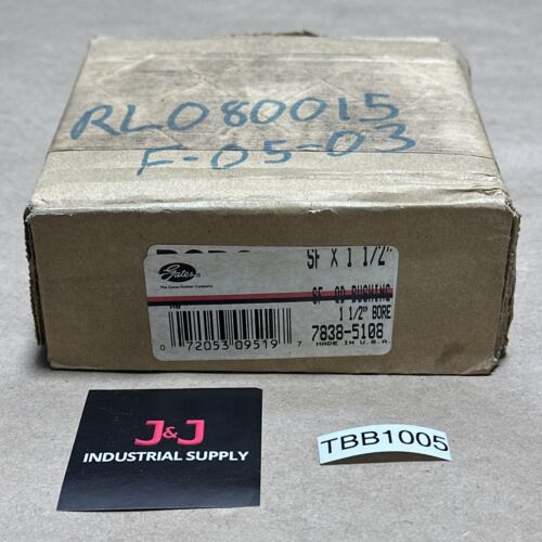 NEW FACTORY SEALED- Gates 7838-5108 SFx1-1/2β SF QD Bushing || FAST SHIPPED πΊπΈ Main Image