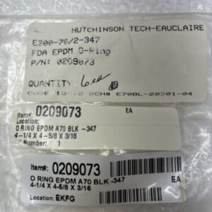** NEW O RING EPDM A70 BLK 347 4-1/4" X 4-5/8" 3/16 (QTY Of 6) FAST SHIPPING # - Image 3