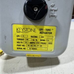 Tyco Keystone Epi-Torc EPI-6 Actuator 100-952-230-777-502 600 in-lb *TESTED* - Image 8