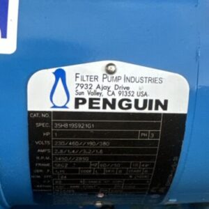 New Penguin P-1AK-3 Filter Pump 230/460/190/380 Warranty 🇺🇸 - Image 5