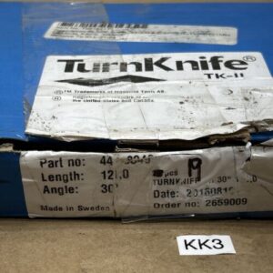 Andritz Turn Knife TK-II 44-8349 Length: 121.0Angle: 30 degree Pack of 19 - Image 3
