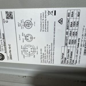 Allen Bradley Armorstart Base And Control Module 284D-FVD2P3Z-10-CR-3-SB 🇺🇸 - Image 3