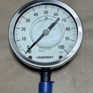 NEW IN BOX- ASHCROFT 45-1009-SL-04L-100# 4 1/2" Glycerin Filled Pressure Gauge - Image 4