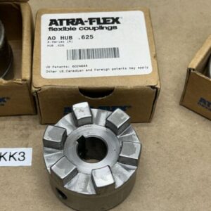 NEW OPEN BOX- ATRA-FLEX Coupling Hub Assembly AO Ring,AO Hub .625,24mm,AO Insert - Image 4